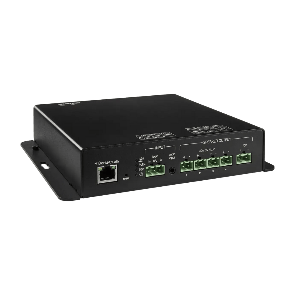 Shure MXN-AMP PoE+ Multichannel Amplifier for Conference Room Audio