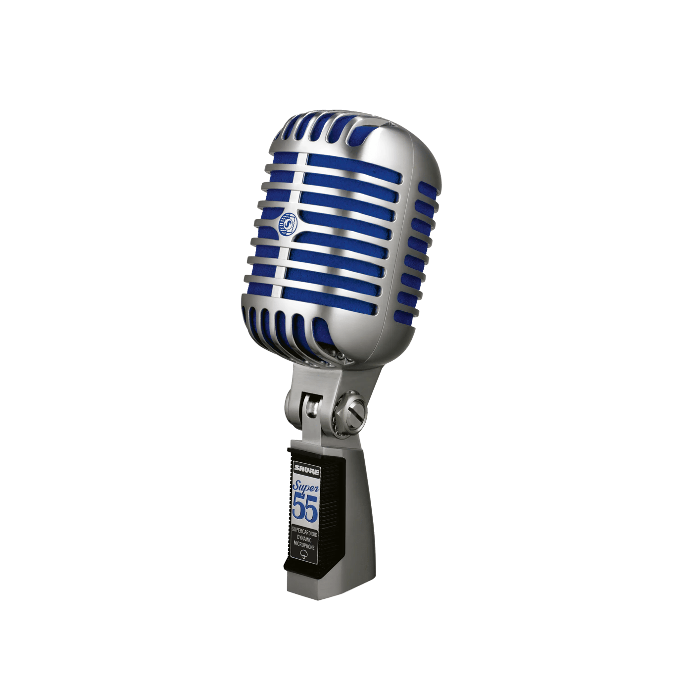 Shure Super 55 Deluxe Vintage Dynamic Vocal Microphone for Live Stage Performance