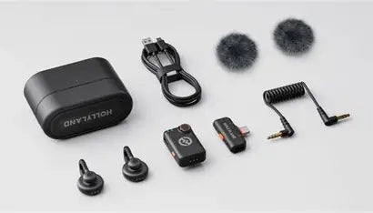 Hollyland LARK M2S Wireless Lavalier Microphone System for Creators