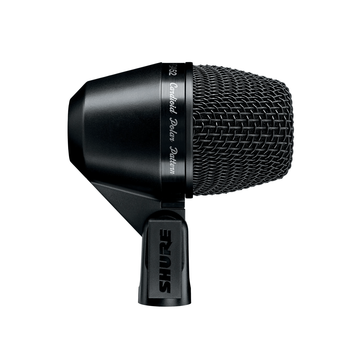 Shure PGA52 Cardioid Dynamic Kick Drum Microphone for Enhanced Low-Frequency Performance