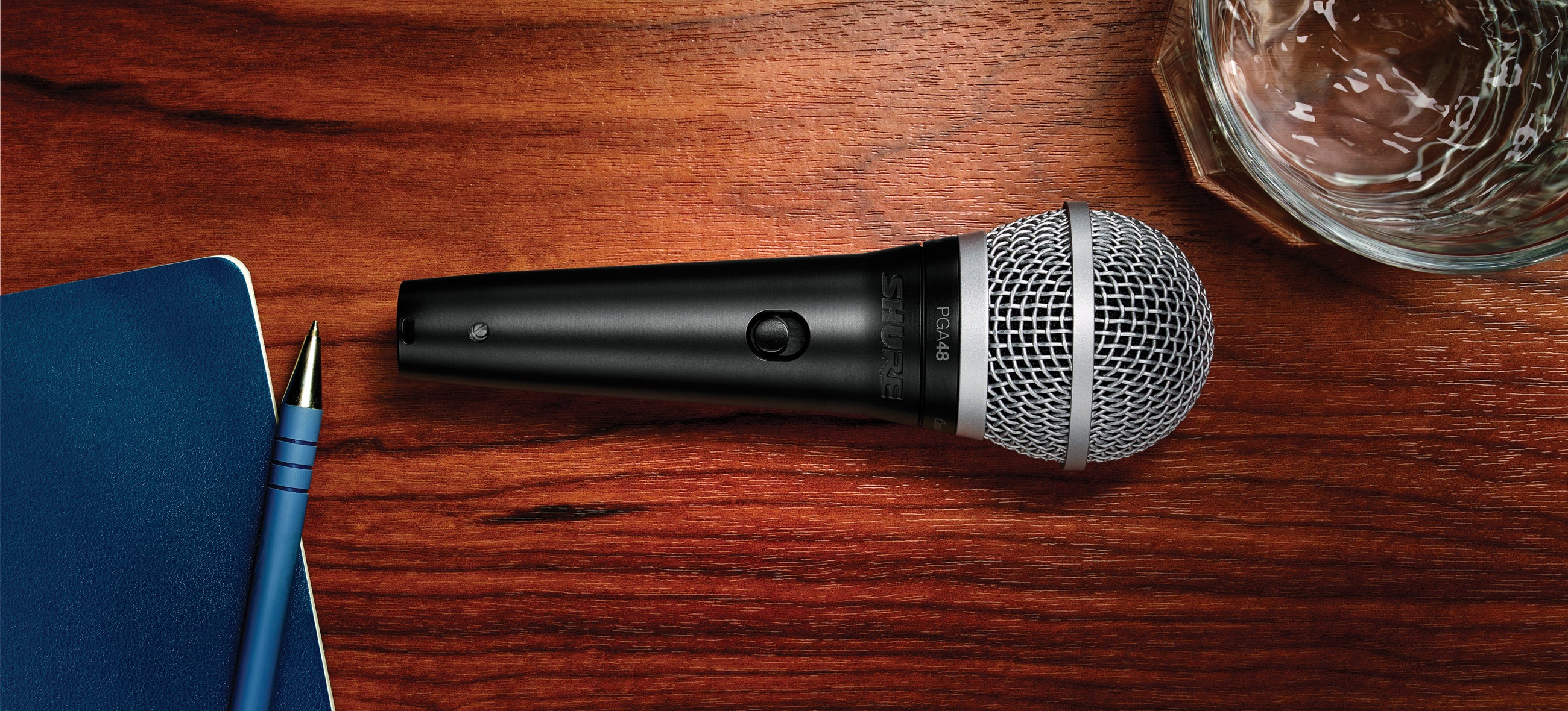 Shure PGA48 Professional Vocal Microphone with On/Off Switch for Karaoke & Spoken Word