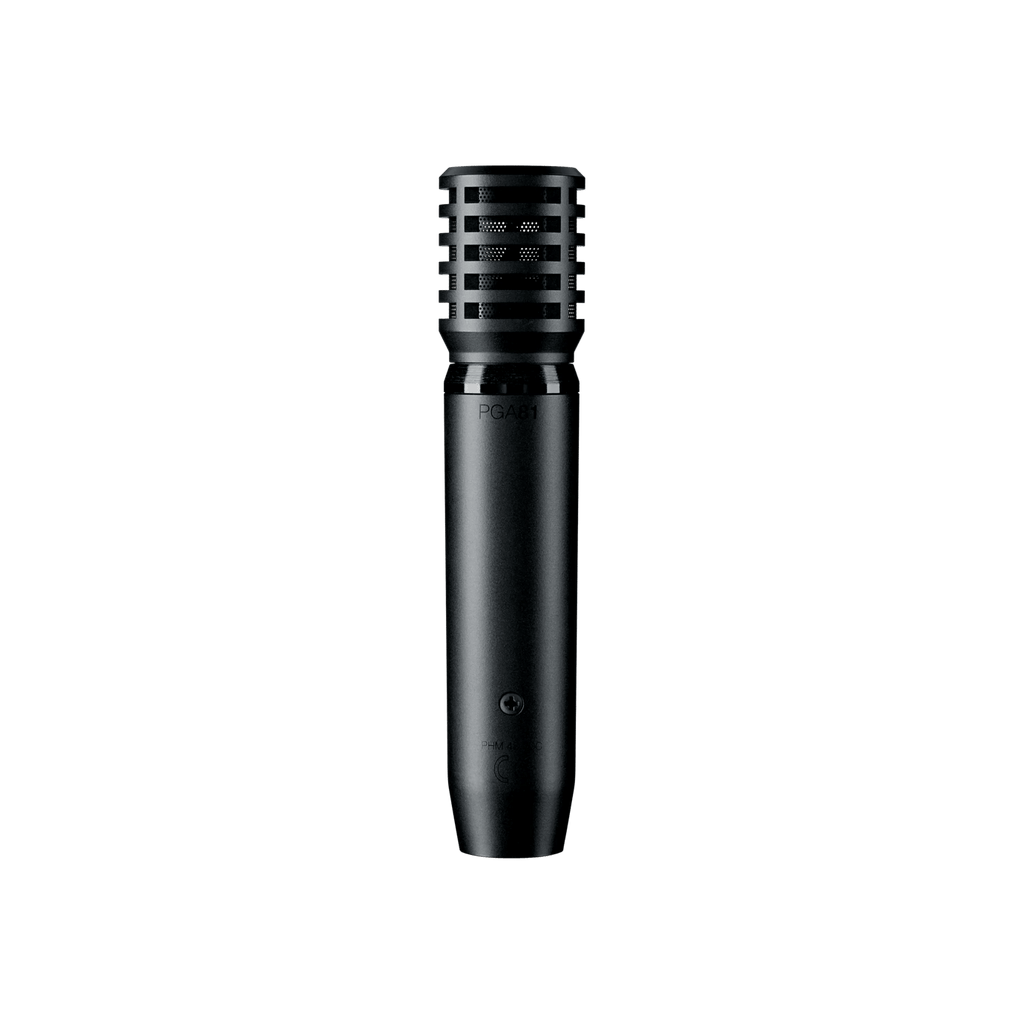 Shure PGA81 Cardioid Condenser Instrument Microphone for Acoustic Performance & Recording