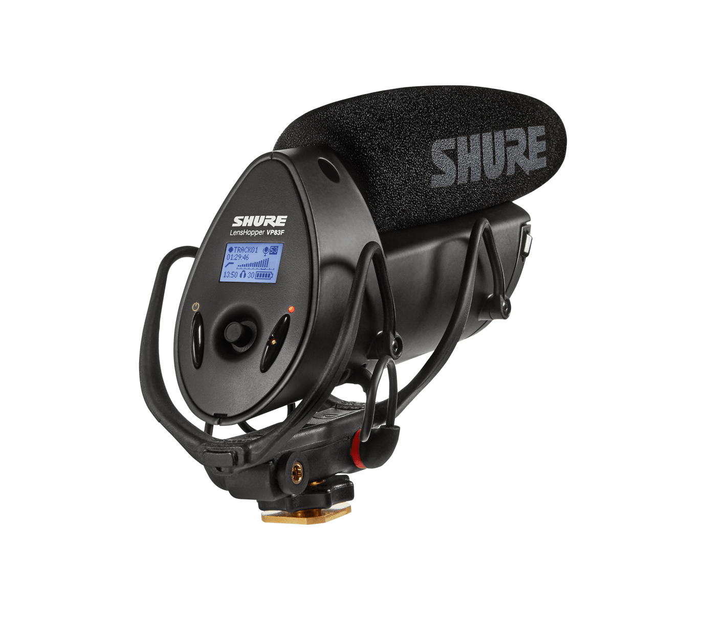 Shure VP83F Lenshopper Camera Mount Shotgun Microphone with Digital Flash Recording