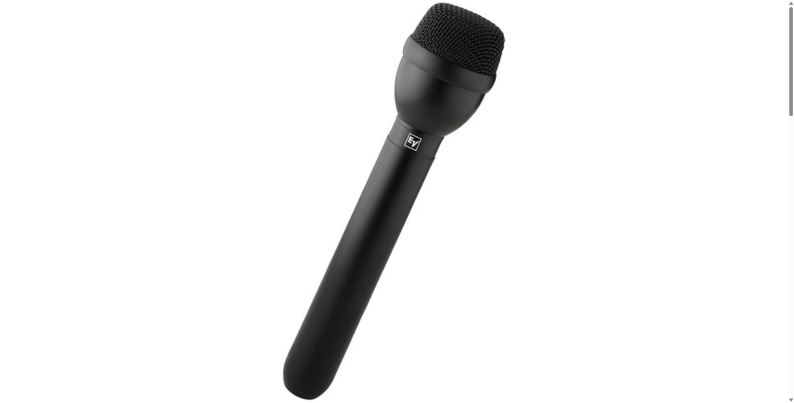 Electro-Voice RE50B Omnidirectional Dynamic Handheld Interview Microphone for Broadcasting