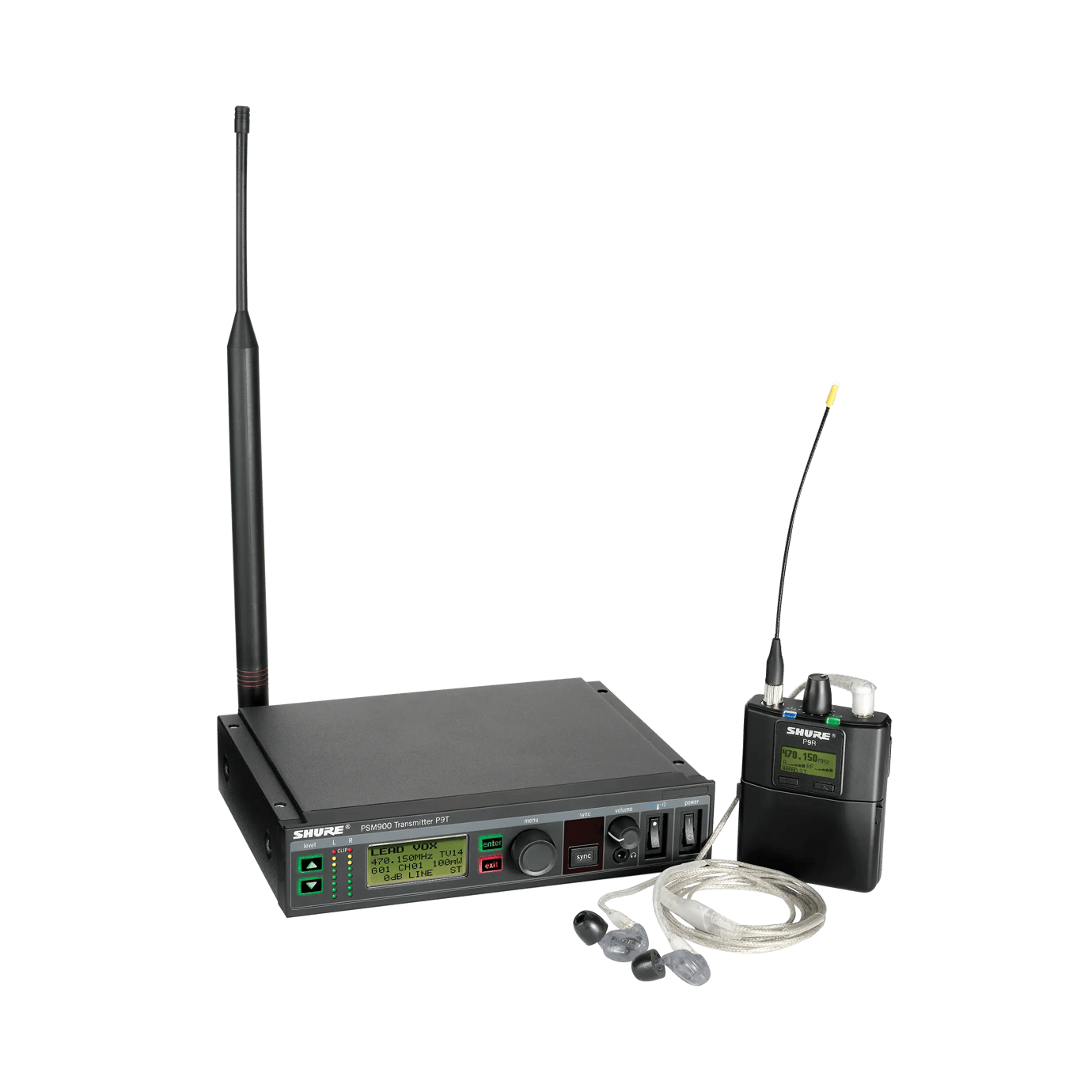 Shure PSM 900 Professional Wireless In-Ear Personal Monitoring System for Stage