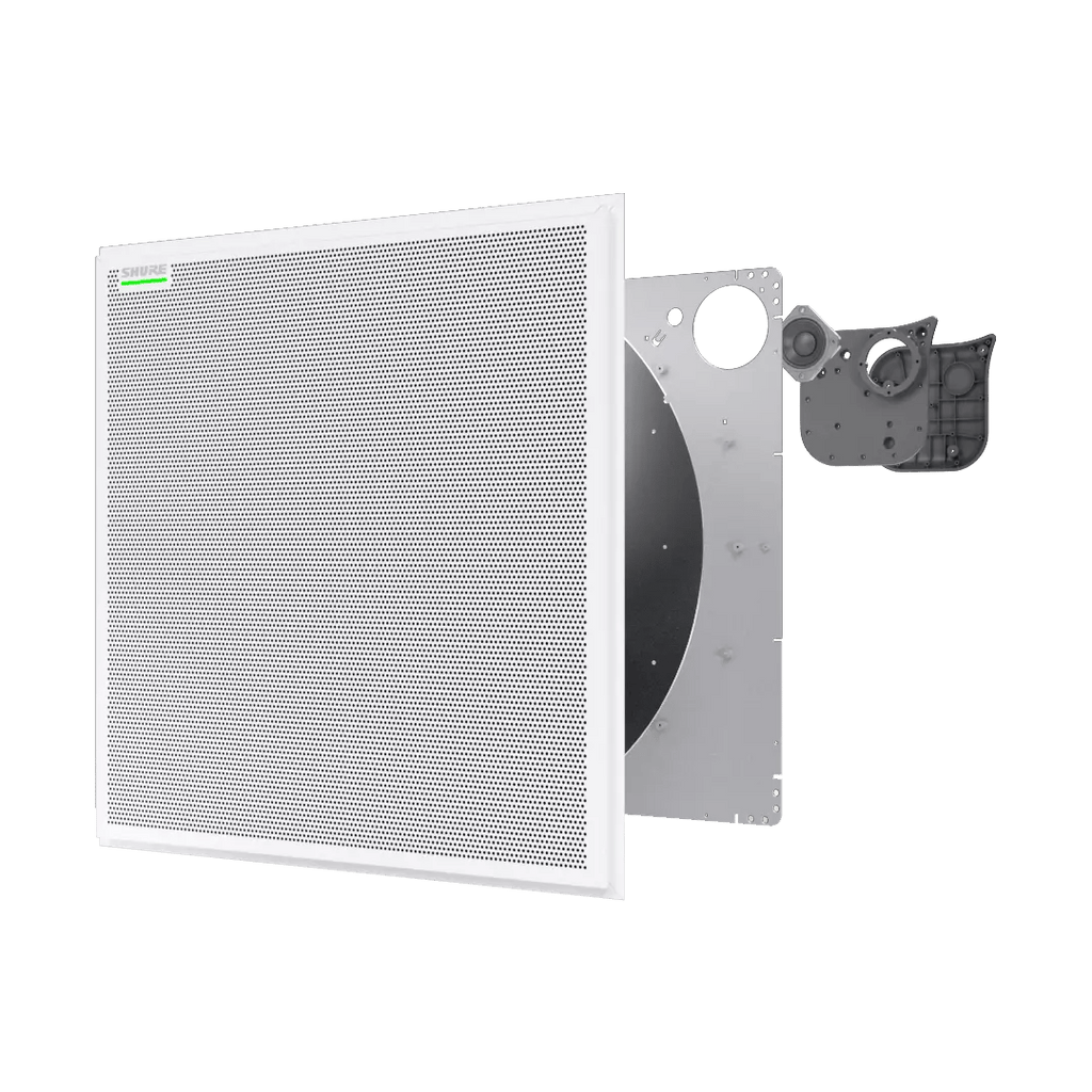 Shure MXA902 Integrated Ceiling Array Microphone Loudspeaker for Conference Rooms
