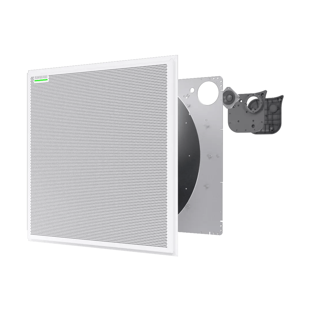 Shure MXA902 Integrated Ceiling Array Microphone Loudspeaker for Conference Rooms