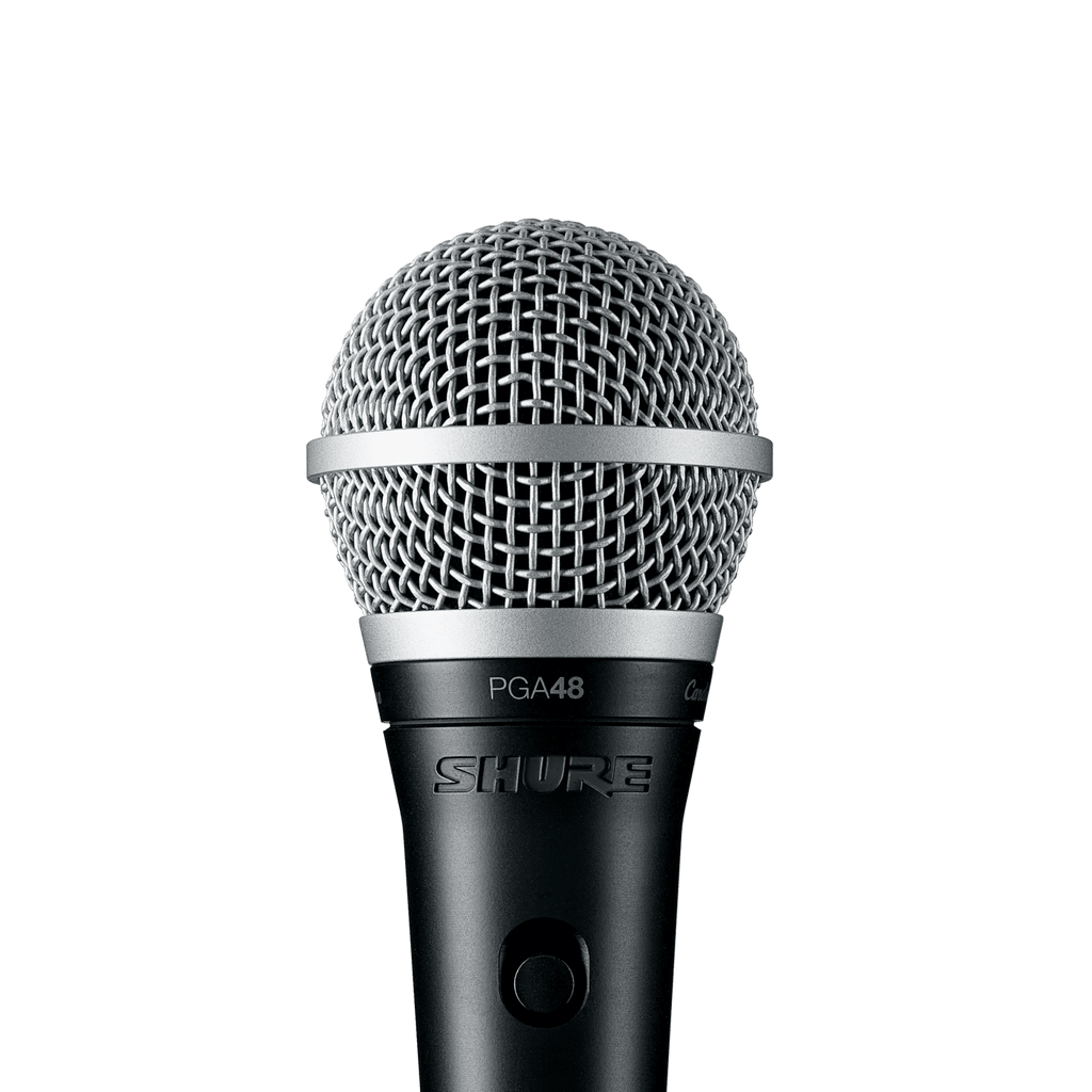 Shure PGA48 Professional Vocal Microphone with On/Off Switch for Karaoke & Spoken Word