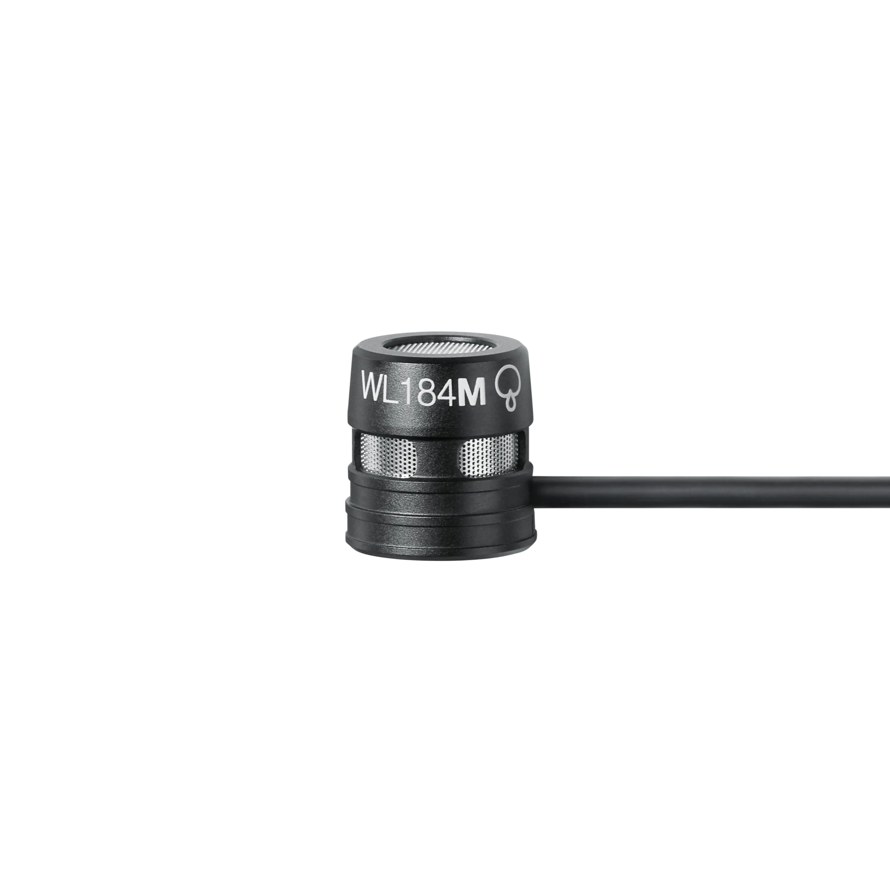 Shure WL184M Low-Profile Supercardioid Lavalier Microphone for Clear Speech and Presentations