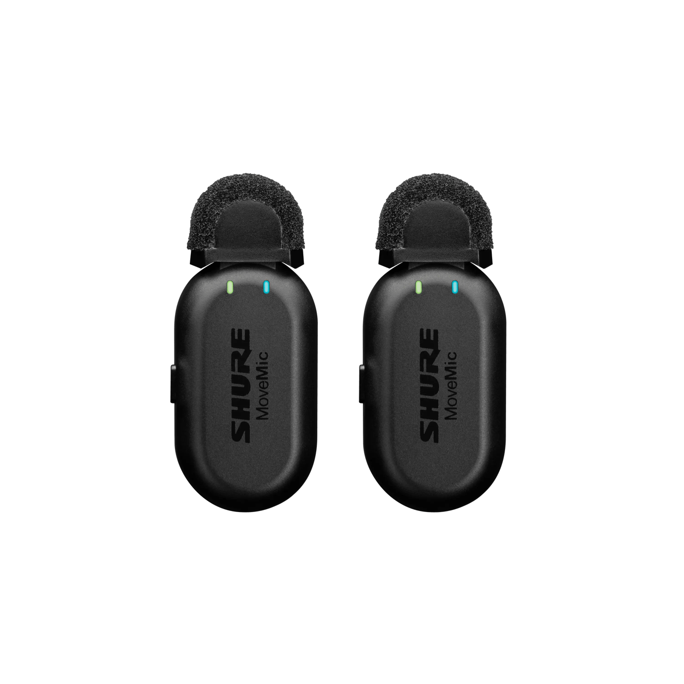 Shure MoveMic Two Dual-Channel Wireless Lavalier Microphones for Mobile Creators
