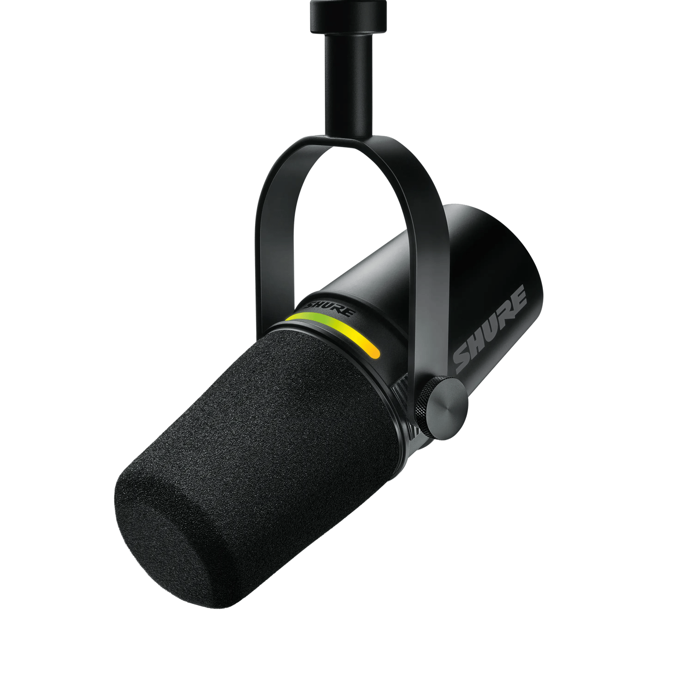 Shure MV7+ Hybrid USB/XLR Podcast Microphone with Customizable LED Panel