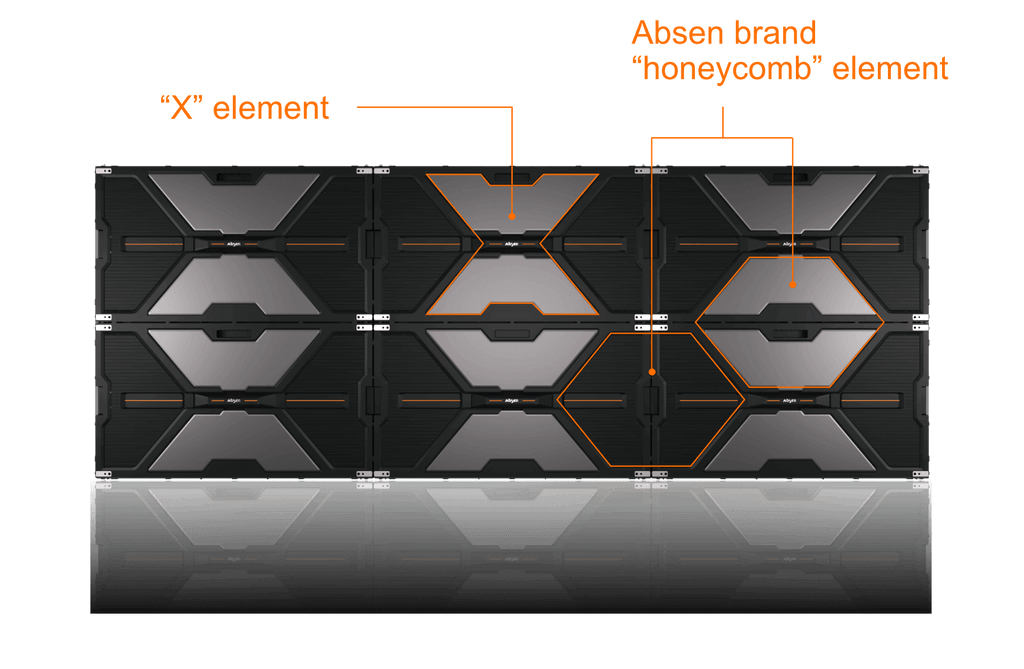 Absen NX Series V1X Commercial LED Display Panel - 16:9 4K/8K Ultra-Thin