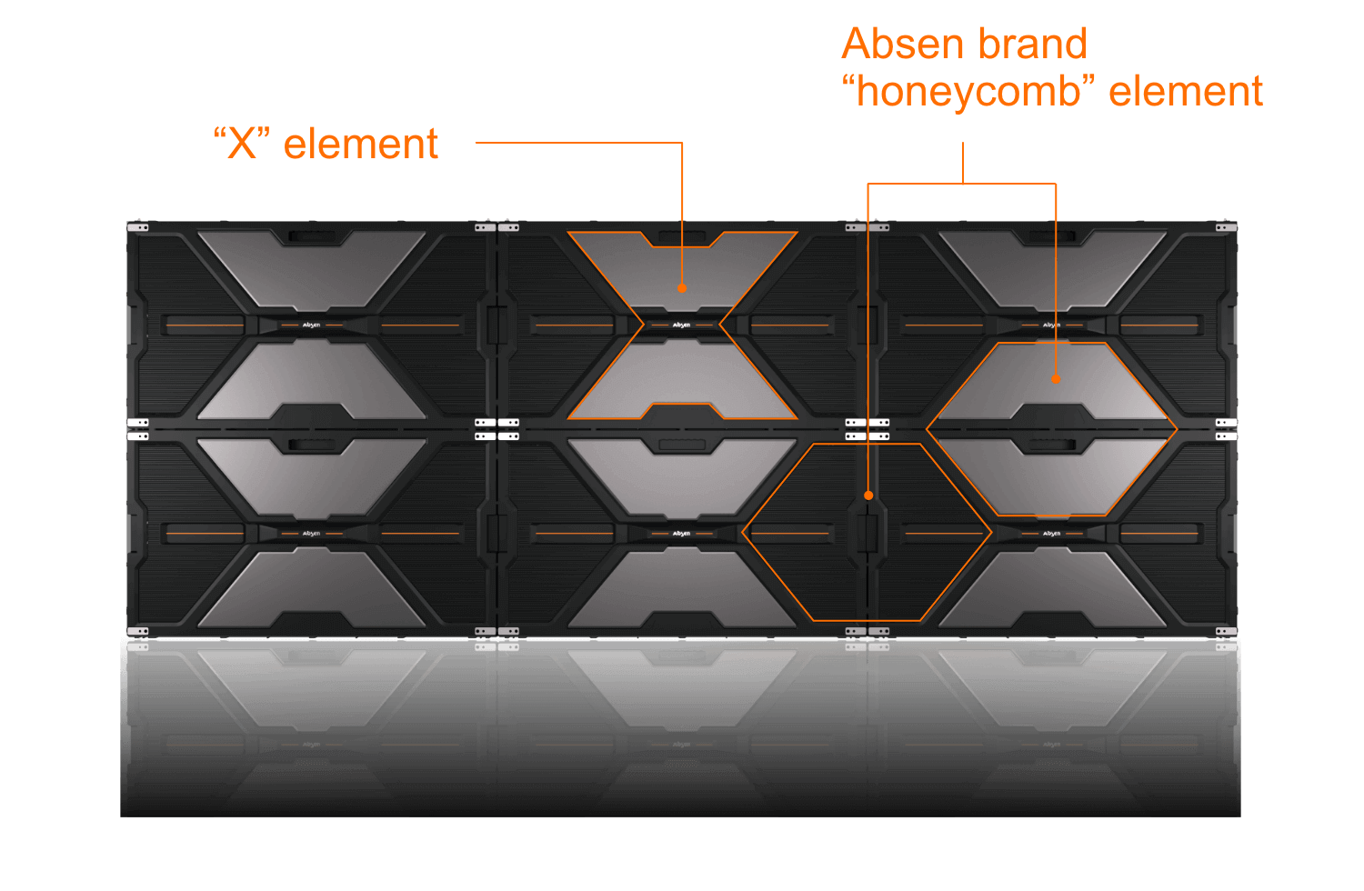 Absen NX Series V1X Commercial LED Display Panel - 16:9 4K/8K Ultra-Thin