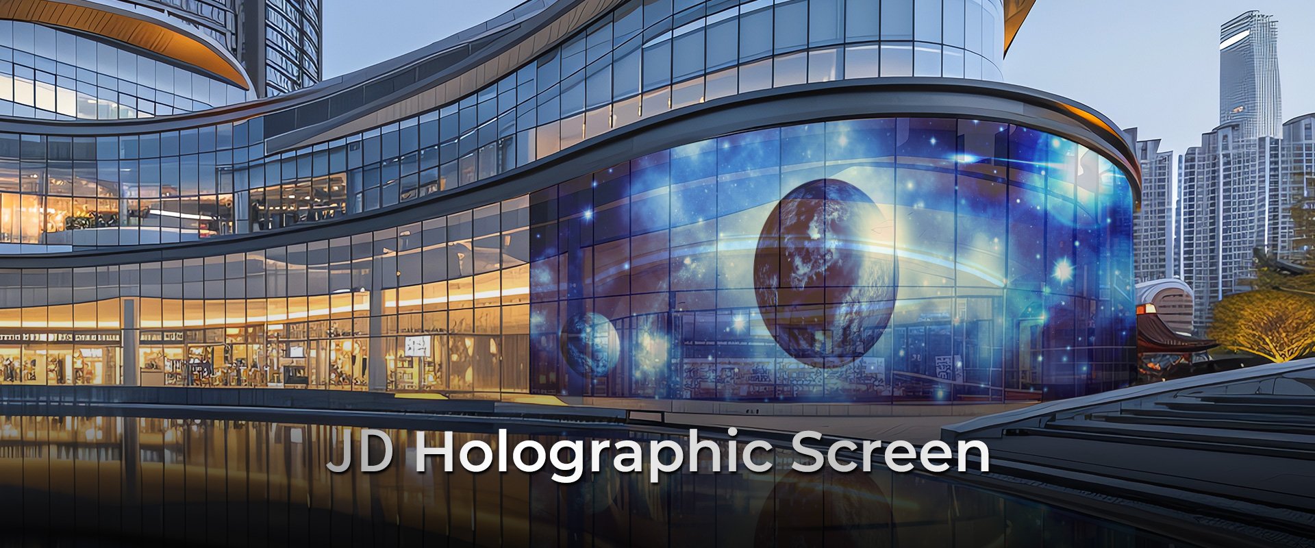 Absen JD-H Series Transparent Holographic LED Display Screen for Immersive Visuals
