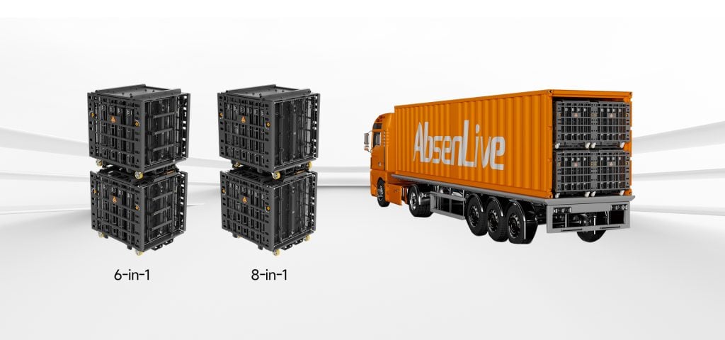 Absen JP Pro Series: Ultra-High Transparency Touring LED Display Panels