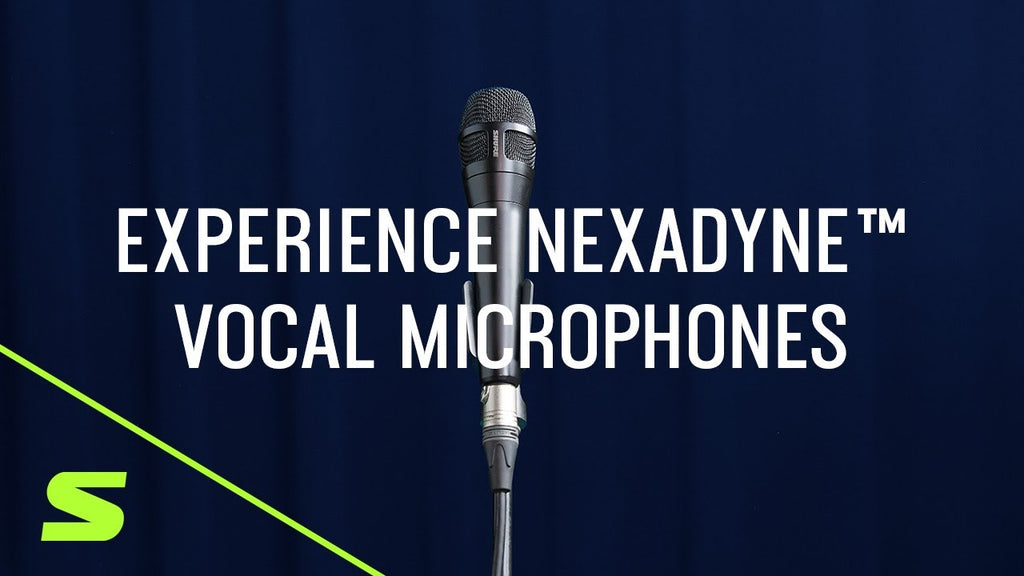 Shure Nexadyne 8/C Cardioid Dynamic Vocal Microphone for Professional Live Performance