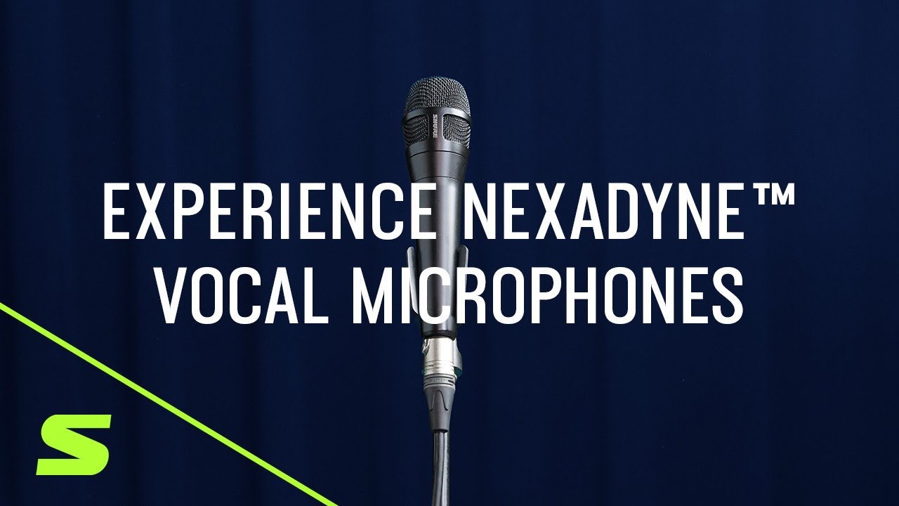 Shure Nexadyne 8/C Cardioid Dynamic Vocal Microphone for Professional Live Performance