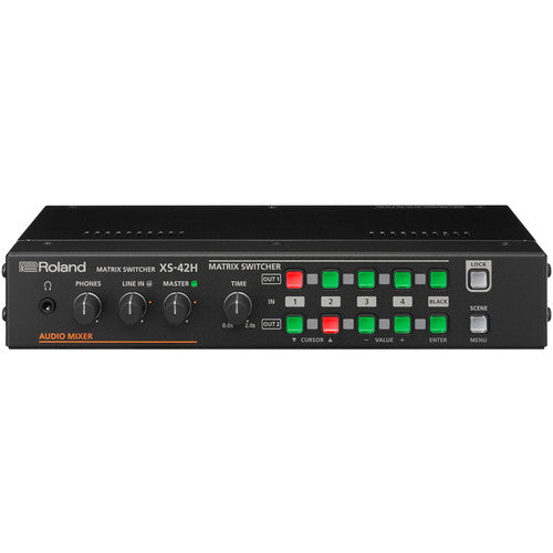 Roland XS-42H Professional 4x2 HDMI Matrix Switcher with Auto-Switching