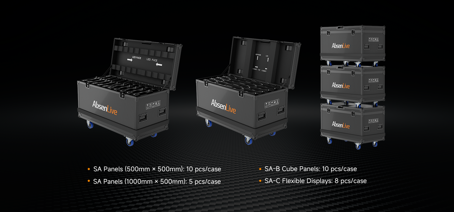 Absen SA Series Ultra-Lightweight Modular LED Displays for Stage & Rental