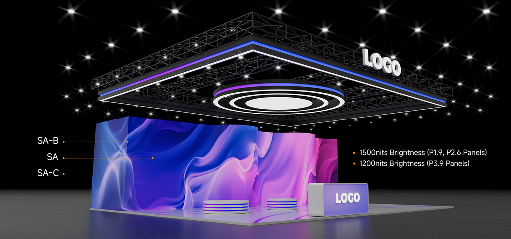 Absen SA Series Ultra-Lightweight Modular LED Displays for Stage & Rental