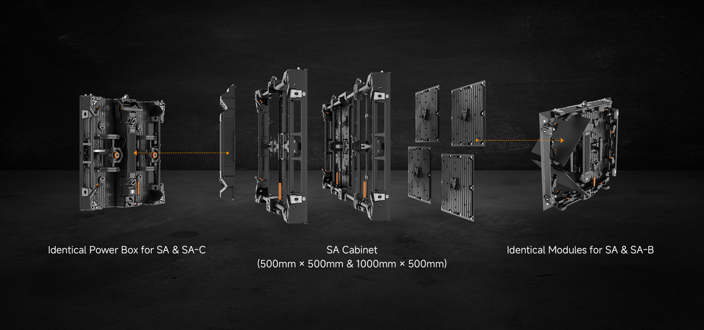 Absen SA Series Ultra-Lightweight Modular LED Displays for Stage & Rental