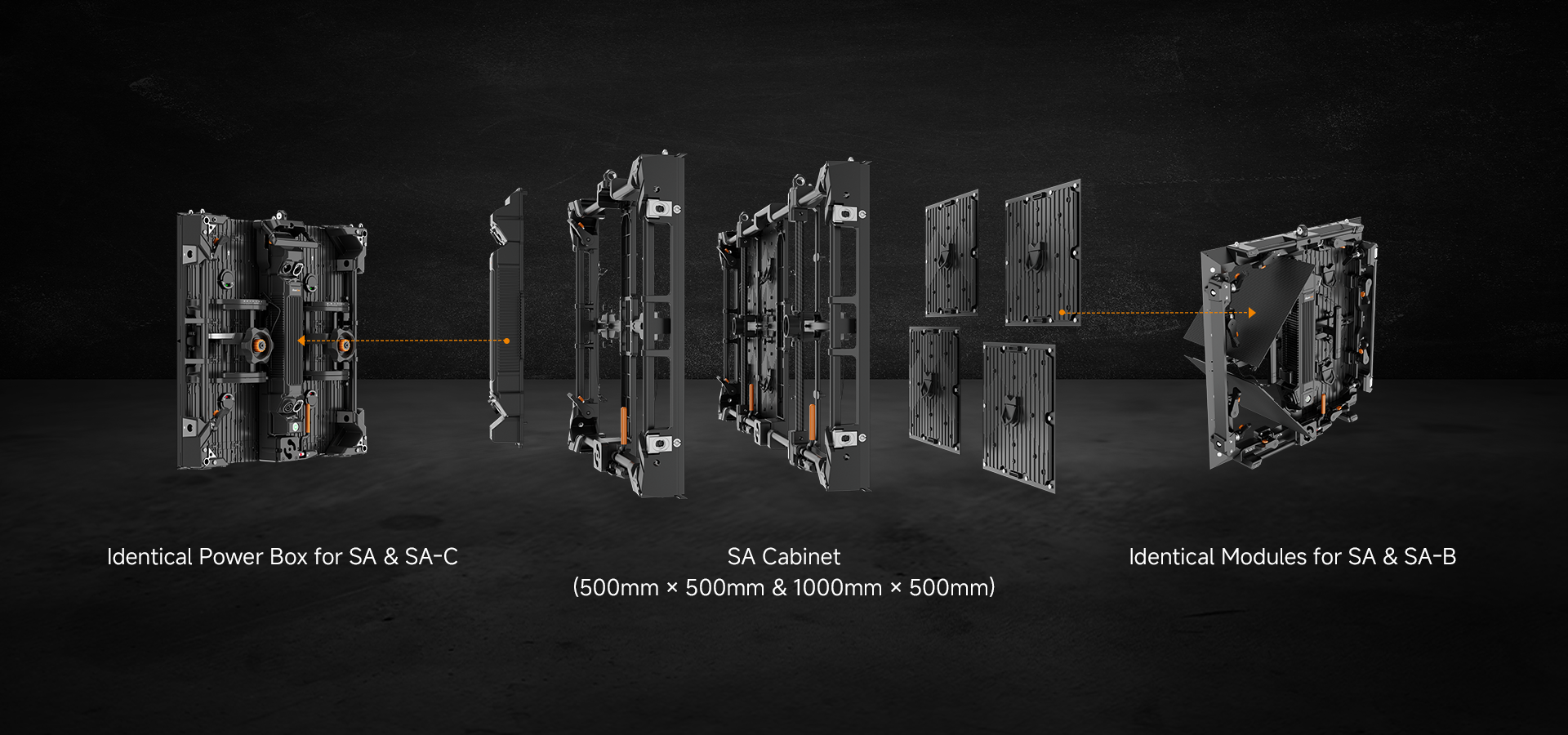 Absen SA Series Ultra-Lightweight Modular LED Displays for Stage & Rental