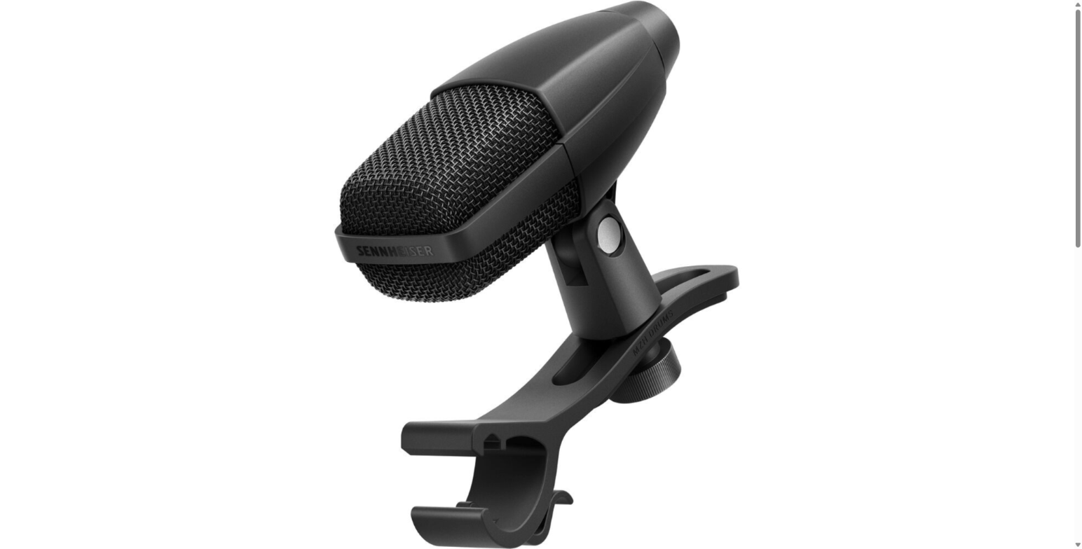 Sennheiser MD 421 Kompakt Dynamic Cardioid Microphone with Mounting Clip