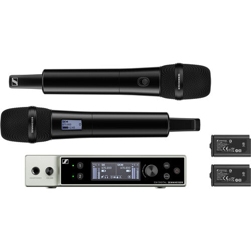 Sennheiser EW-DX 835-S Dual Digital Wireless Handheld Microphone System