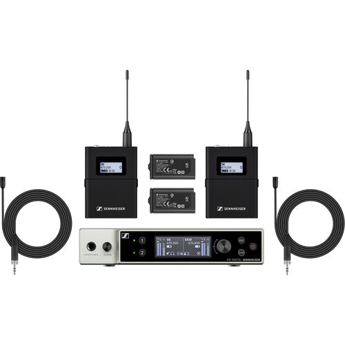 Sennheiser EW-DX MKE 2 Digital Wireless Dual Lavalier Microphone System