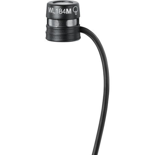 Shure WL184M Supercardioid Lavalier Condenser Microphone for Professional Audio