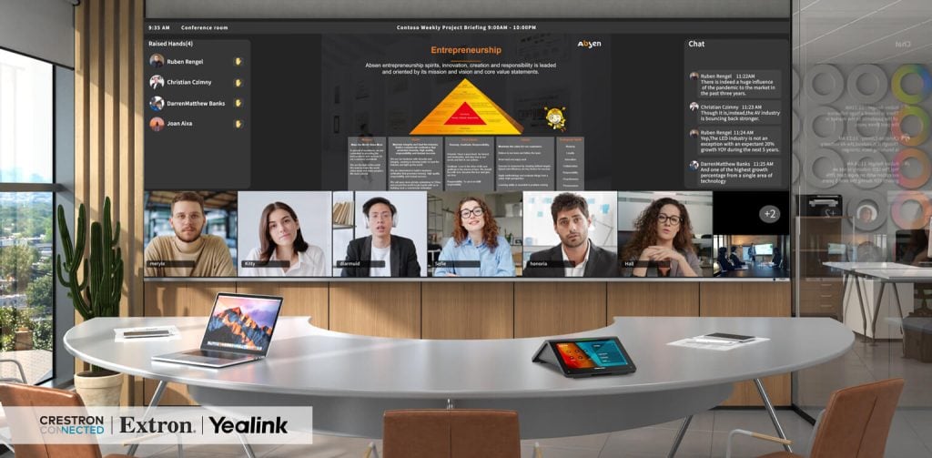 Absen Ultrawide LED Display: Seamless 21:9/32:9 for Hybrid Meetings