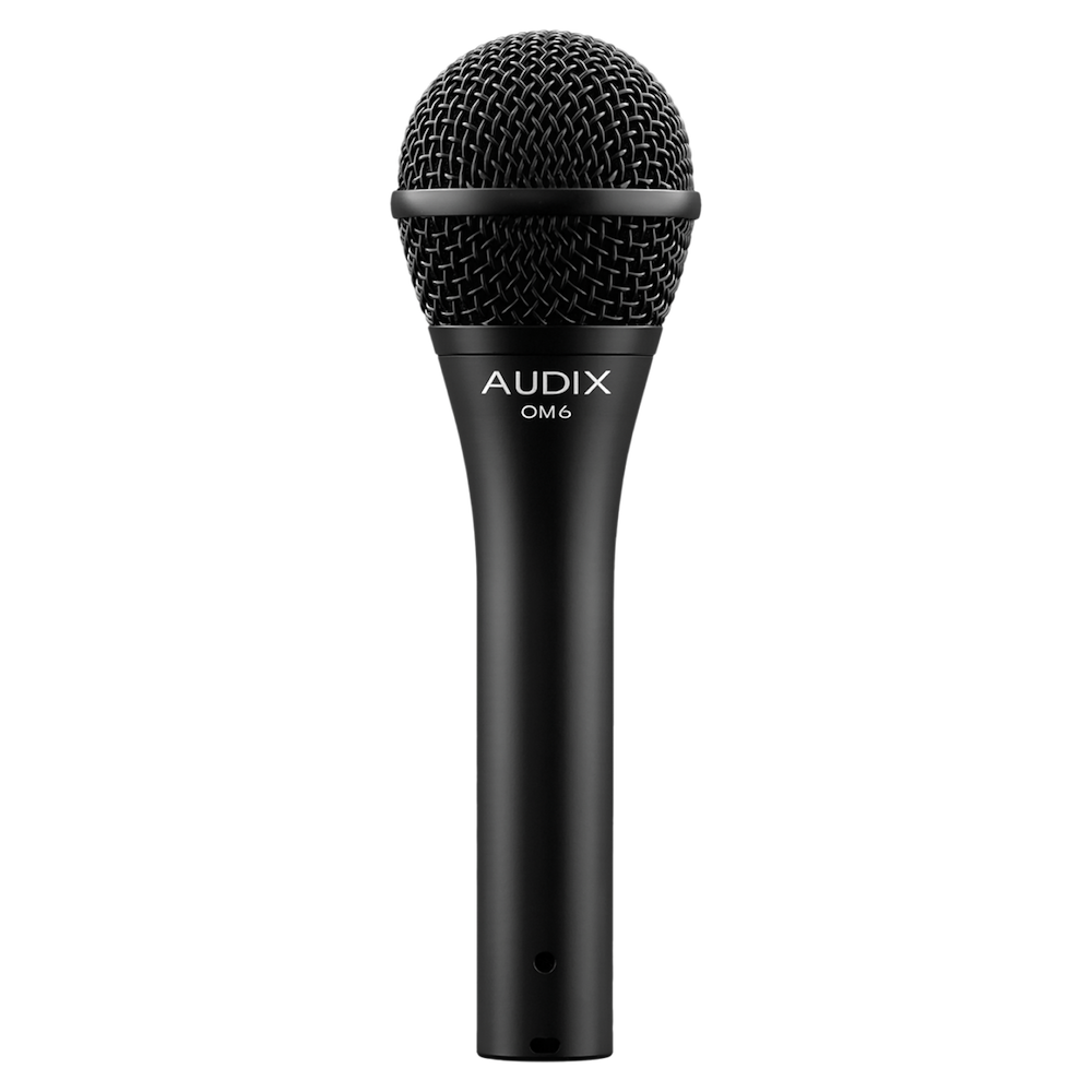 Audix OM6 Professional Hypercardioid Dynamic Vocal Microphone for Stage
